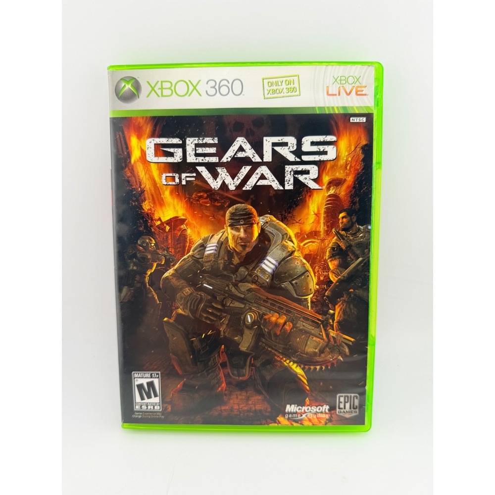Gears of War Microsoft Xbox 360 2006 Tactical Third Person Shooter M NTSC OG - Picture 2 of 6